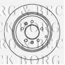BBD4281 BORG & BECK Тормозной диск