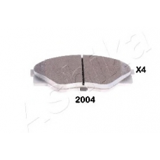 50-02-2004 Ashika Комплект тормозных колодок, дисковый тормоз
