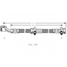 PHD129 TRW Тормозной шланг