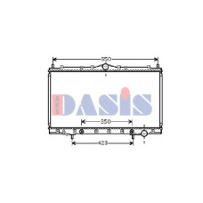 140058N AKS DASIS Радиатор, охлаждение двигателя