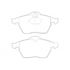 WBP21828A WAGNER LOCKHEED Комплект тормозных колодок, дисковый тормоз