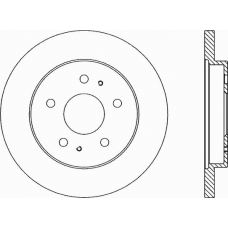 BDA1920.10 OPEN PARTS Тормозной диск