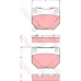 GDB3308 TRW Комплект тормозных колодок, дисковый тормоз