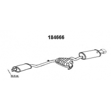 350718466600 MAGNETI MARELLI Выпускной трубопровод