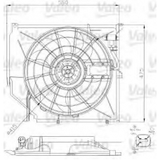 696118 VALEO Электродвигатель, вентилятор радиатора