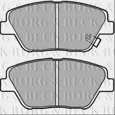 BBP2391 BORG & BECK Комплект тормозных колодок, дисковый тормоз