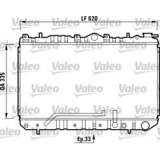 731454 VALEO Радиатор, охлаждение двигателя