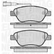 363916060560 MAGNETI MARELLI Комплект тормозных колодок, дисковый тормоз