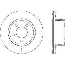 BDR2089.20 OPEN PARTS Тормозной диск