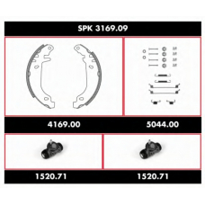 SPK 3169.09 REMSA Комплект тормозов, барабанный тормозной механизм