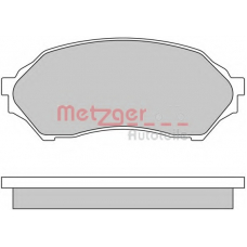1170518 METZGER Комплект тормозных колодок, дисковый тормоз