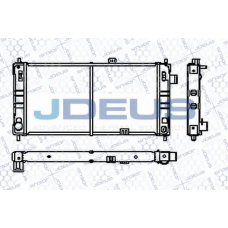 RA0200150 JDEUS Радиатор, охлаждение двигателя