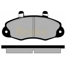 PA1193 BRAKE ENGINEERING Комплект тормозных колодок, дисковый тормоз