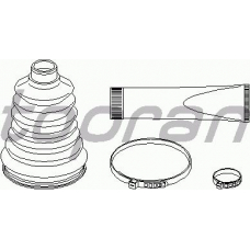721 196 TOPRAN Комплект пылника, приводной вал