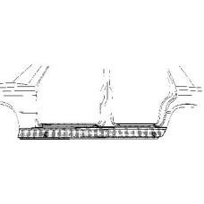 3006.01 VAN WEZEL Накладка порога