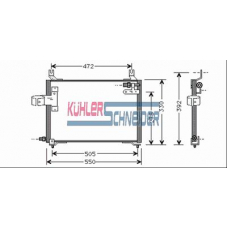 5220301 KUHLER SCHNEIDER Конденсатор, кондиционер