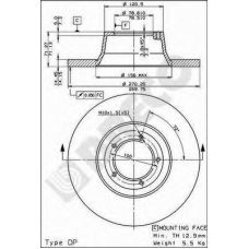 BS 7216 BRECO Тормозной диск