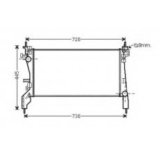 2060330 ORDONEZ Радиатор, охлаждение двигателя