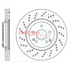 6110393 METZGER Тормозной диск