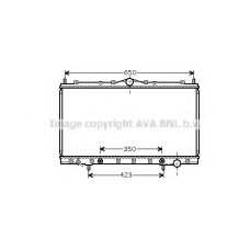 MT2168 AVA Радиатор, охлаждение двигателя