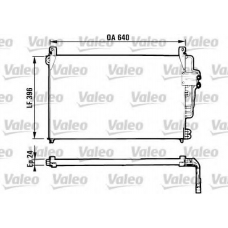 816951 VALEO Конденсатор, кондиционер