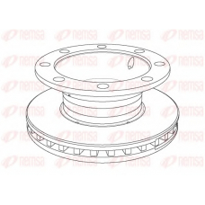 NCA1106.20 KAWE Тормозной диск