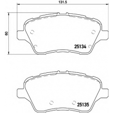 8DB 355 020-621 HELLA Комплект тормозных колодок, дисковый тормоз