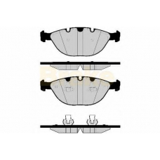 PA1484 BRAKE ENGINEERING Комплект тормозных колодок, дисковый тормоз