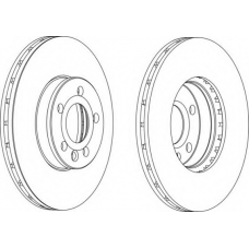 DDF1559-1 FERODO Тормозной диск