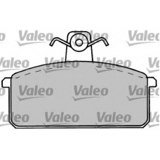 597307 VALEO Комплект тормозных колодок, дисковый тормоз