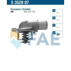 5352887 FAE Термостат, охлаждающая жидкость