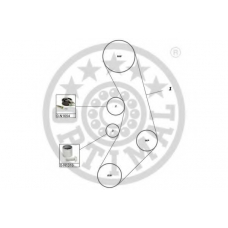 SK-1709 OPTIMAL Комплект ремня ГРМ