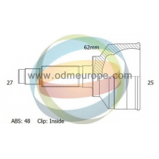 12-120433 ODM-MULTIPARTS Шарнирный комплект, приводной вал