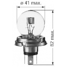 0500212450 BERU Лампа накаливания, основная фара