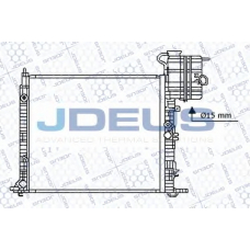 017B25 JDEUS Радиатор, охлаждение двигателя
