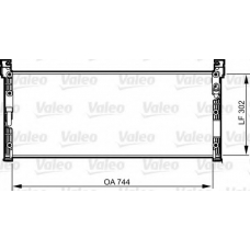 814285 VALEO Конденсатор, кондиционер