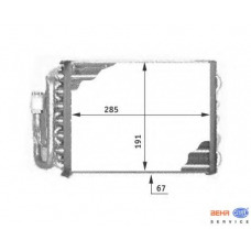 8FV 351 210-241 HELLA Испаритель, кондиционер