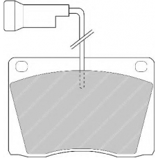 FDB814 FERODO Комплект тормозных колодок, дисковый тормоз