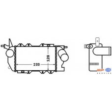 8ML 376 776-431 HELLA Интеркулер