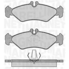 363916060322 MAGNETI MARELLI Комплект тормозных колодок, дисковый тормоз