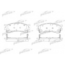PBP950 PATRON Комплект тормозных колодок, дисковый тормоз