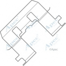 KIT1005 APEC Комплектующие, тормозные колодки