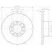 52103 PAGID Тормозной диск