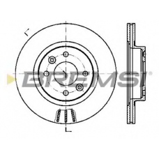 DBA159V BREMSI Тормозной диск