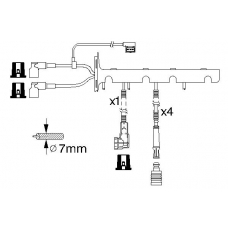 0 986 356 328 BOSCH Комплект проводов зажигания