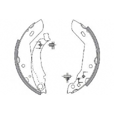 30470 SPIDAN Комплект тормозных колодок