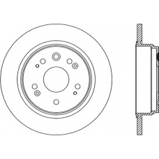 BDR2050.10 OPEN PARTS Тормозной диск