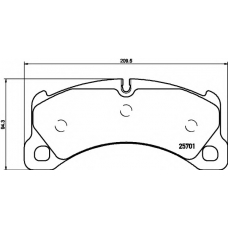 8DB 355 021-191 HELLA PAGID Комплект тормозных колодок, дисковый тормоз