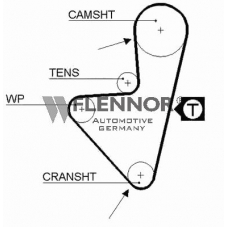 4064V FLENNOR Ремень ГРМ