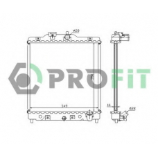 PR 2912A2 PROFIT Радиатор, охлаждение двигателя